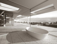 Visualisierung Verkaufsbild Terrassenhaus Bad Herrliberg Zuerich Schweiz 2009