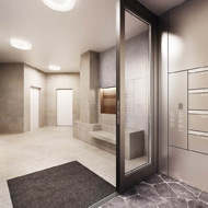 Visualisierung Architektur Eingangssituation Letzigraben Zuerich 2015